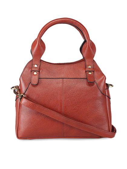 Buy Caprese Burgundy Solid Handheld Bag Handbags for Women