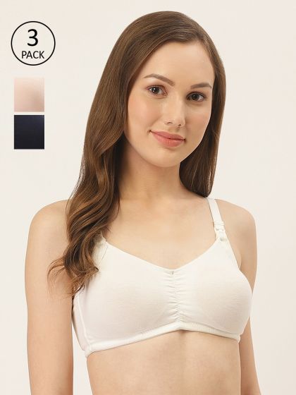 Buy H&M Women Solid 2 Pack Cotton Push Up Bras 0723469001
