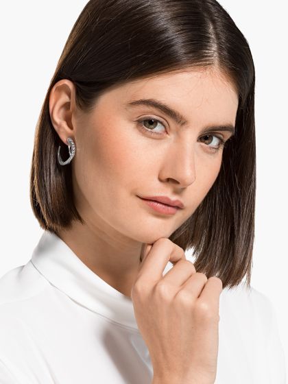 Angelic hoop hotsell pierced earrings