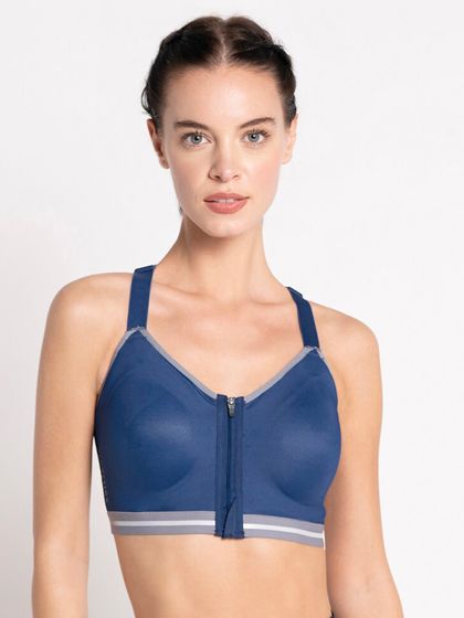 Womens Padded Non Wired Sports Bra