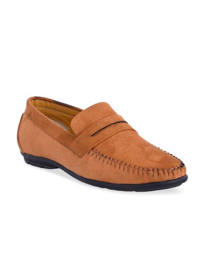 Buy Red Tape Men Brown Leather Driving Shoes Casual Shoes for