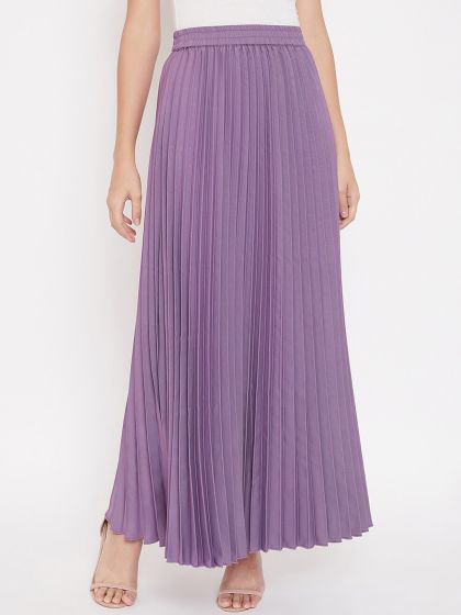 Pleated skirt myntra store