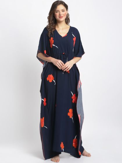 Kaftan nighty myntra deals