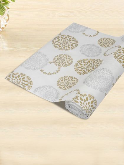 Buy Kuber Industries Shelf MatWaterproof Floral Check Textured