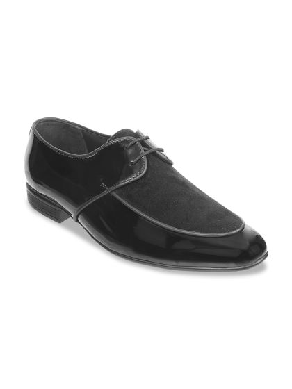 Mens black smart casual shoes store
