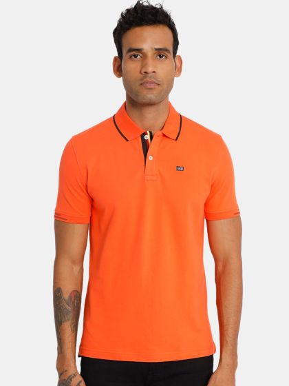 Buy Spunk Orange Text Print T Shirt Tshirts for Men 1377864 Myntra