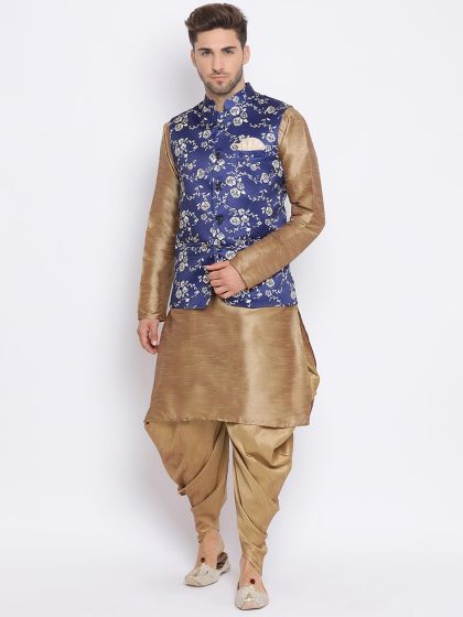 Nehru jacket clearance with dhoti