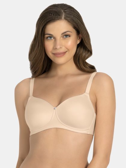 Buy Amante Solid Padded Wirefree Smooth Charm T Shirt Bra BRA10606 - Bra  for Women 2013337