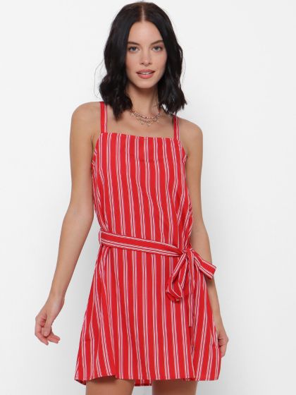 Buy FOREVER 21 Women Beige Black Houndstooth Pattern A Line