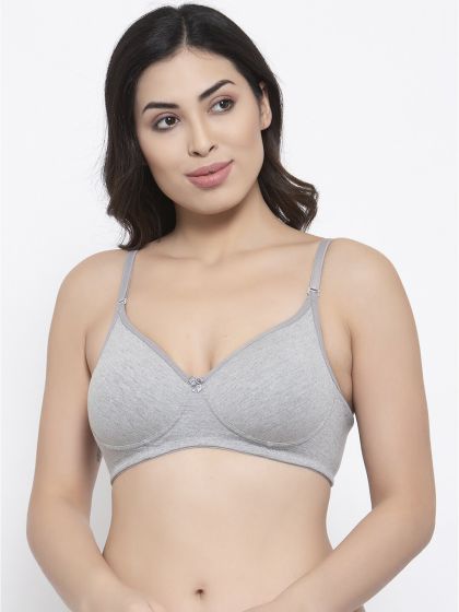 Buy Puma Black Solid SpotLite Non Wired Lightly Padded Sports Bra