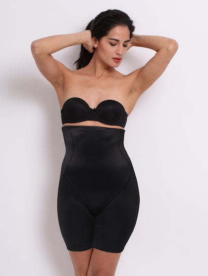 Buy Zivame Women Medium Control Strapless Bodysuit Black