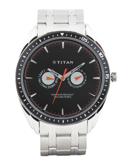 Buy Fastrack Men Silver Toned Dial Watch 3084SM02 Watches for