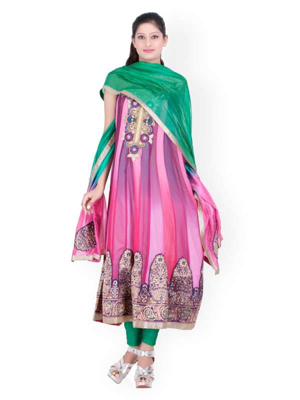 Buy Purple Dress Material for Women by MORLY Online
