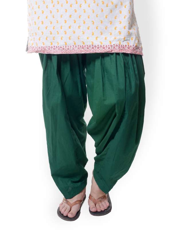Buy Black Macy Womens Cotton Patiala Salwar Bottoms Combo Of 4 Free  Size Regular multicoloured multicoloured at Amazonin