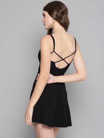backless dresses myntra