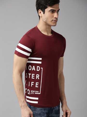 myntra online shopping for men's t shirts