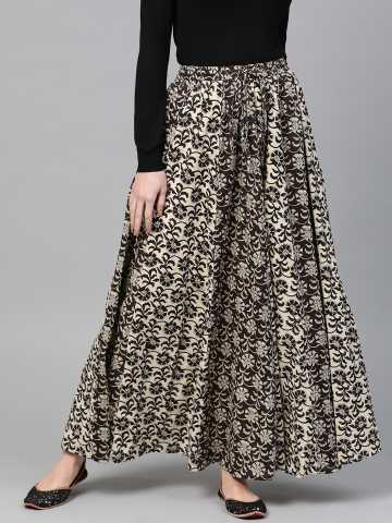 Long skirts online myntra