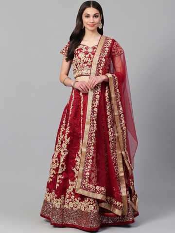 Myntra bridal lehenga clearance