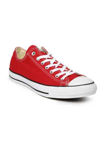 red converse slippers