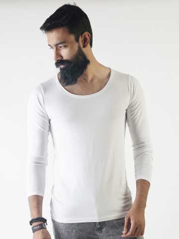 deep neck t shirt mens india
