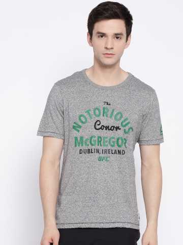 reebok ufc t shirt mens purple