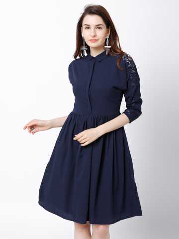 myntra one piece knee length