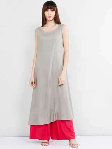formal kurti for interview myntra
