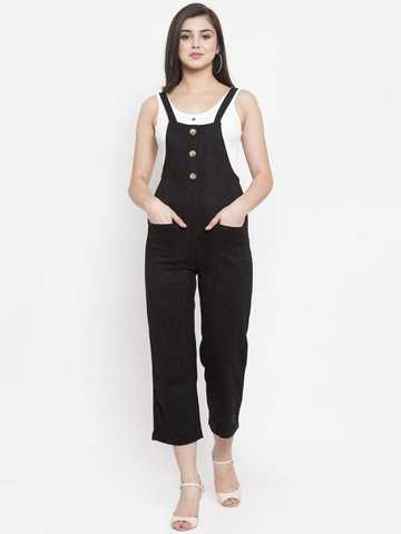 dungaree dress myntra