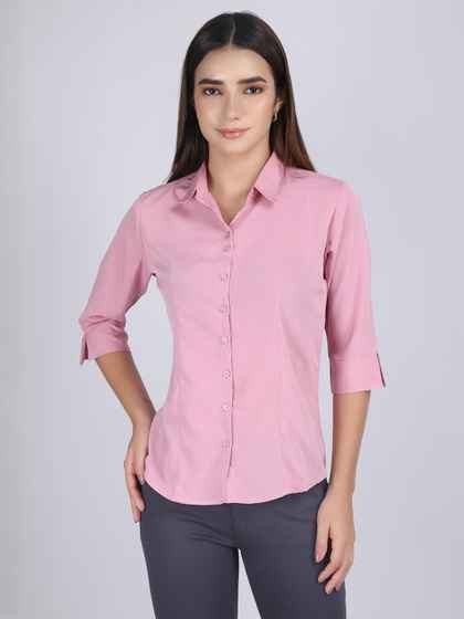 Price History of ZX3 Women's Cotton Regular Fit Formal Shirt Tops