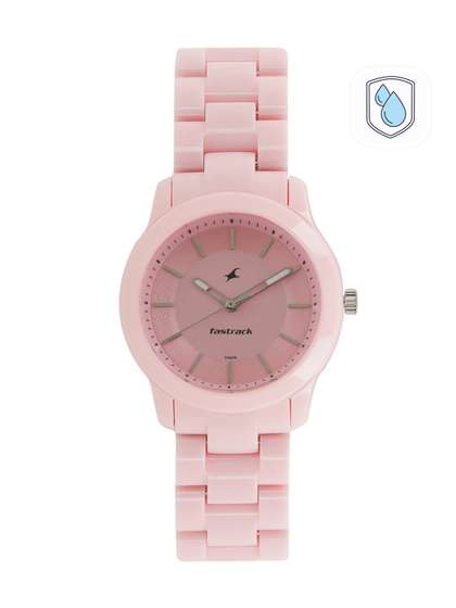 Fastrack Trendies
                      Quartz Analog With Pink Dial Watch For Girls -
                      Nt68006pp04