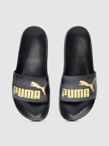 black puma sliders womens