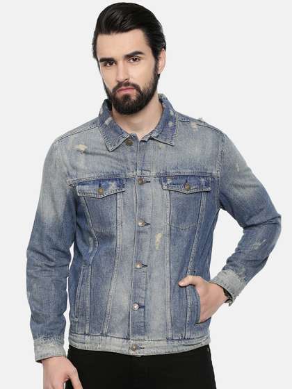 lee cooper denim jacket mens