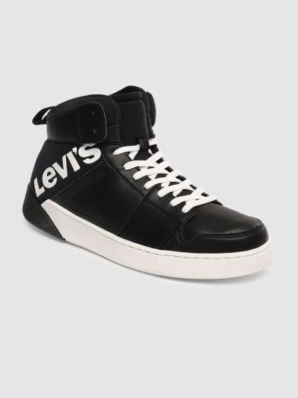 levi mid top shoes