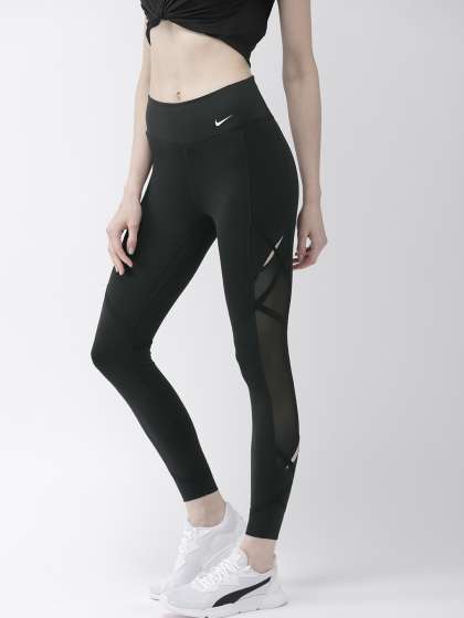 Nike Tights Buy Nike Tights online in India Shop Black Nike Power Essential Running Leggings for Womens