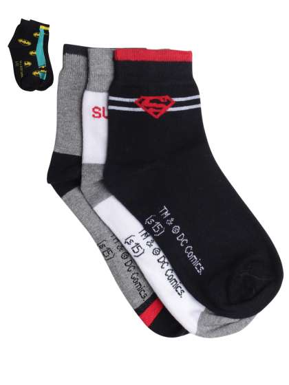 One Size DC Shoes Mens DC Ankle Socks Pack Assorted