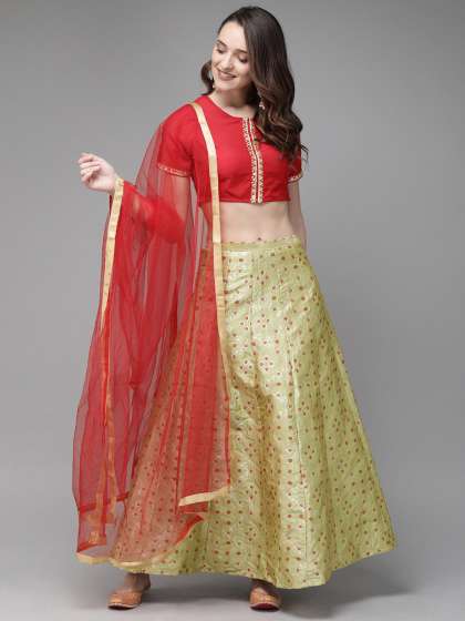 Red Lehenga Choli Buy Trendy Red Lehenga Choli Online In India