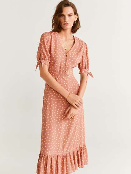Price History of MANGO Women Printed A Line Dress from Myntra 111 3131063
