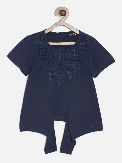 Tommy Hilfiger Baby Girls Sporty Solid Crepe Top S//S Vest