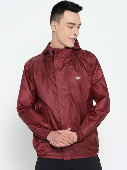 wildcraft hooded longline rain jacket