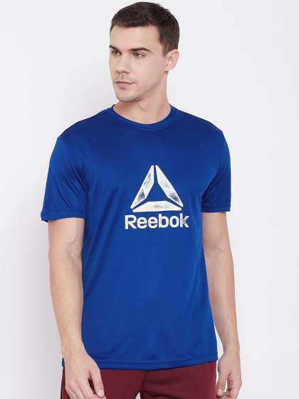 reebok dri fit t shirt womens blue