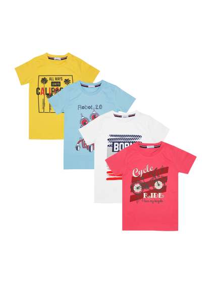 Baby Toddler Boy Girl Plain Long Sleeve Cotton T-Shirt Top Tee Ages 0 to 2 Years