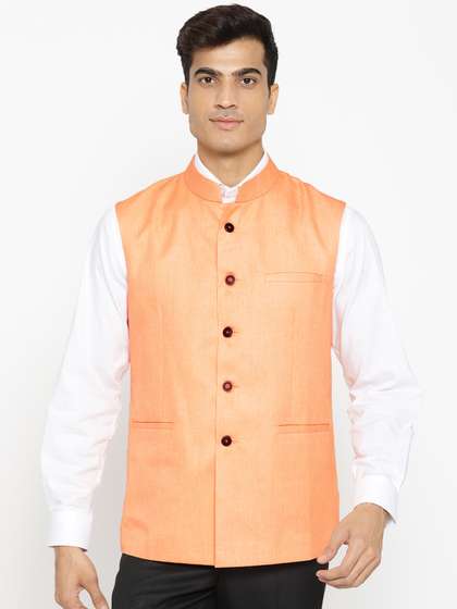 rasm Men Solid Nehru Jacket