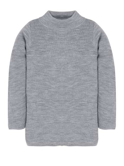 RVK Kids Grey Solid
                    Pullover Sweater