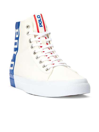 ralph lauren off white sneakers