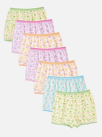 Bodycare Kids Pack of
                      6 Assorted Printed Bloomer Briefs 6376ABCDAB-65
