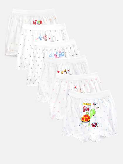 Bodycare Kids Pack of 6
                    Assorted Printed Bloomer Briefs 305ABCDEF_65