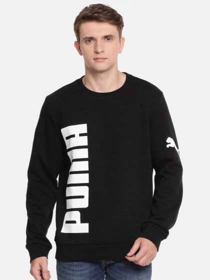 puma sweaters myntra