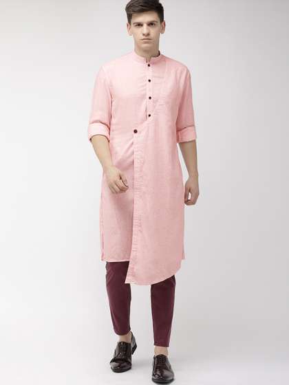 The Indian Garage Co Checked Asymmetric Kurta