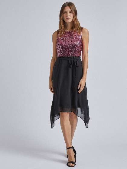 sequin dress myntra