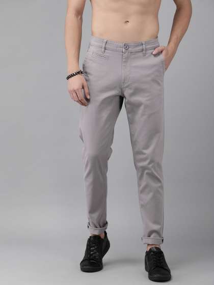 Men Casual Trousers Buy Casual Pants For Men In India Myntra